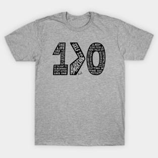 One bigger than zero (black) T-Shirt